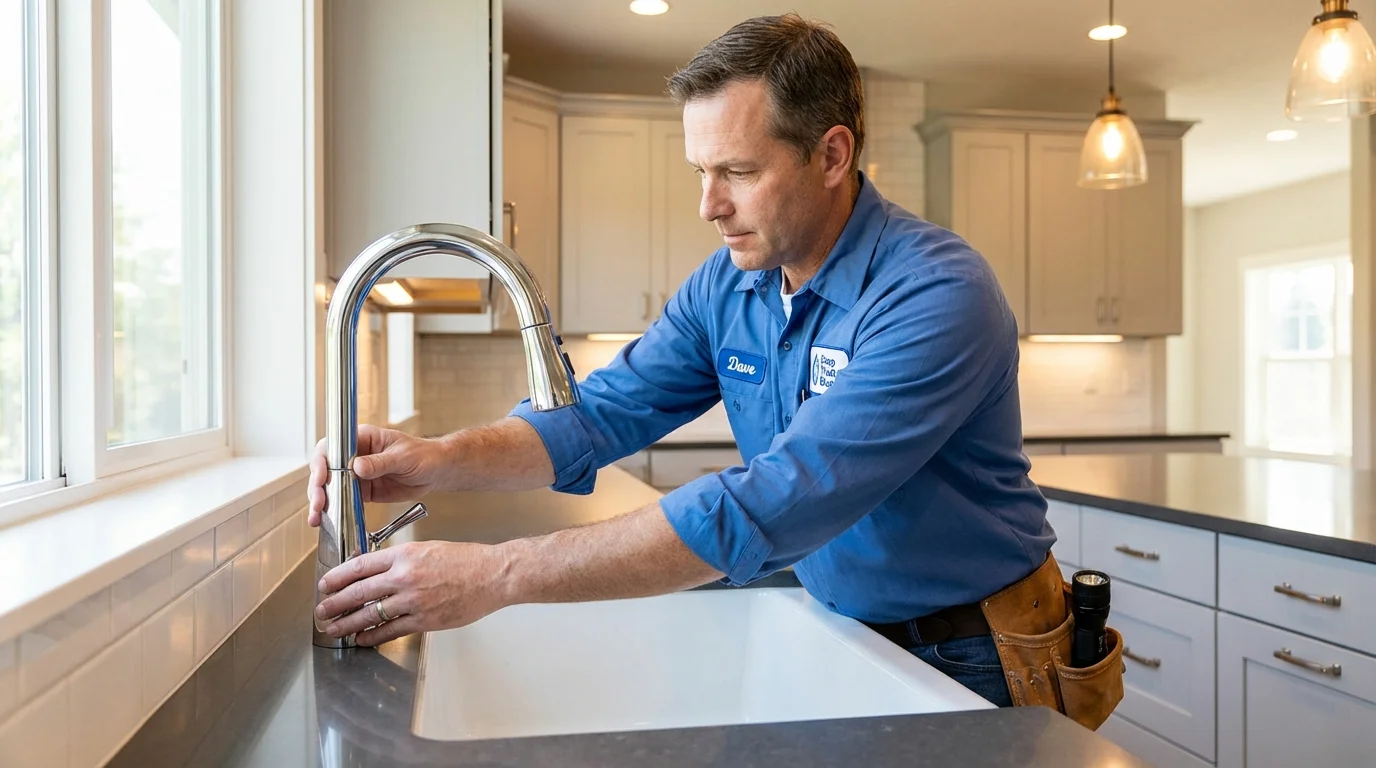 Kitchen faucet installation by Johns Plumbing LLC in Corrales